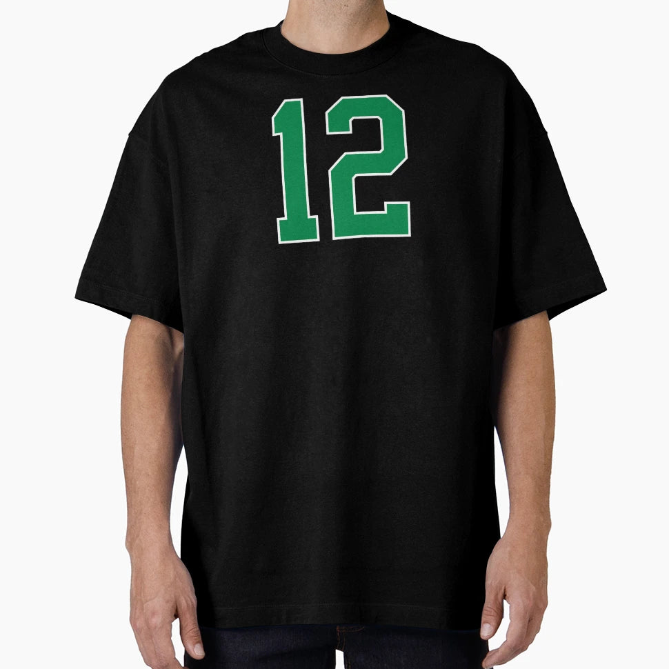12 Number Green Lucky Sports Twelve T-Shirt - Streetwear Style Men Women - T-Shirt, Sweatshirt, Hoodie