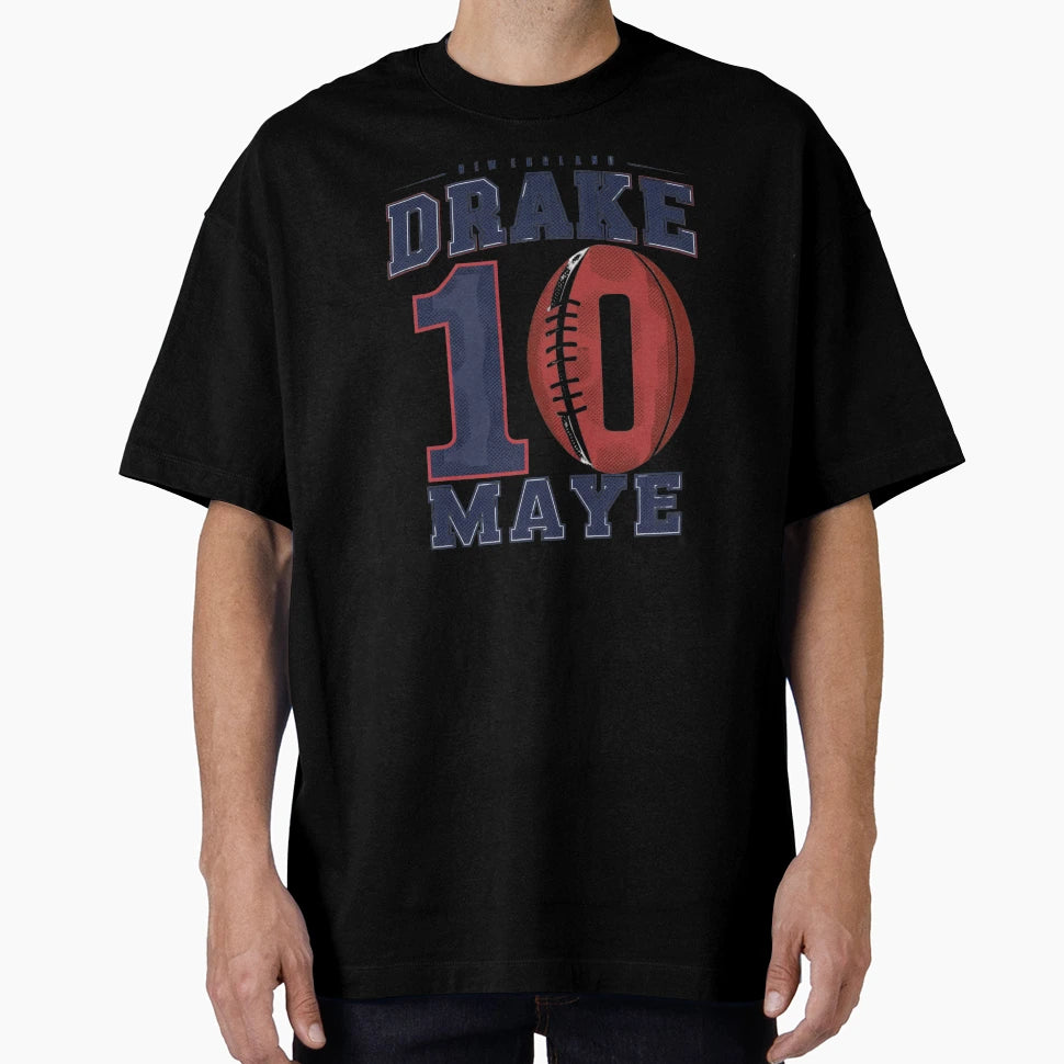 Drake Maye 10 New England 2024 T-Shirt - Casual Everyday Wear Unisex - T-Shirt, Sweatshirt, Hoodie