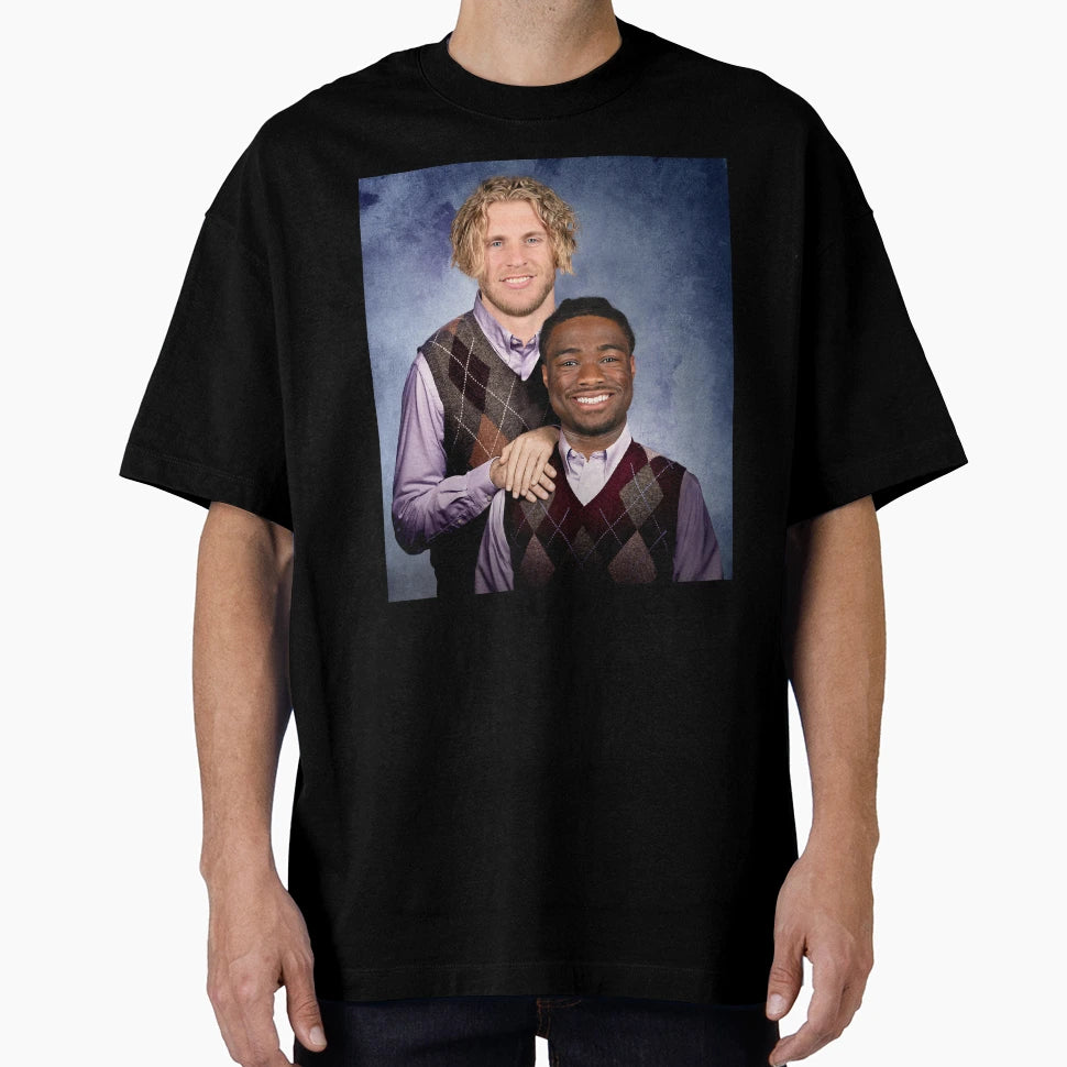 Cooper Kupp Jalen Milroe Football T-Shirt - Minimalist Print for Adults - T-Shirt, Sweatshirt, Hoodie