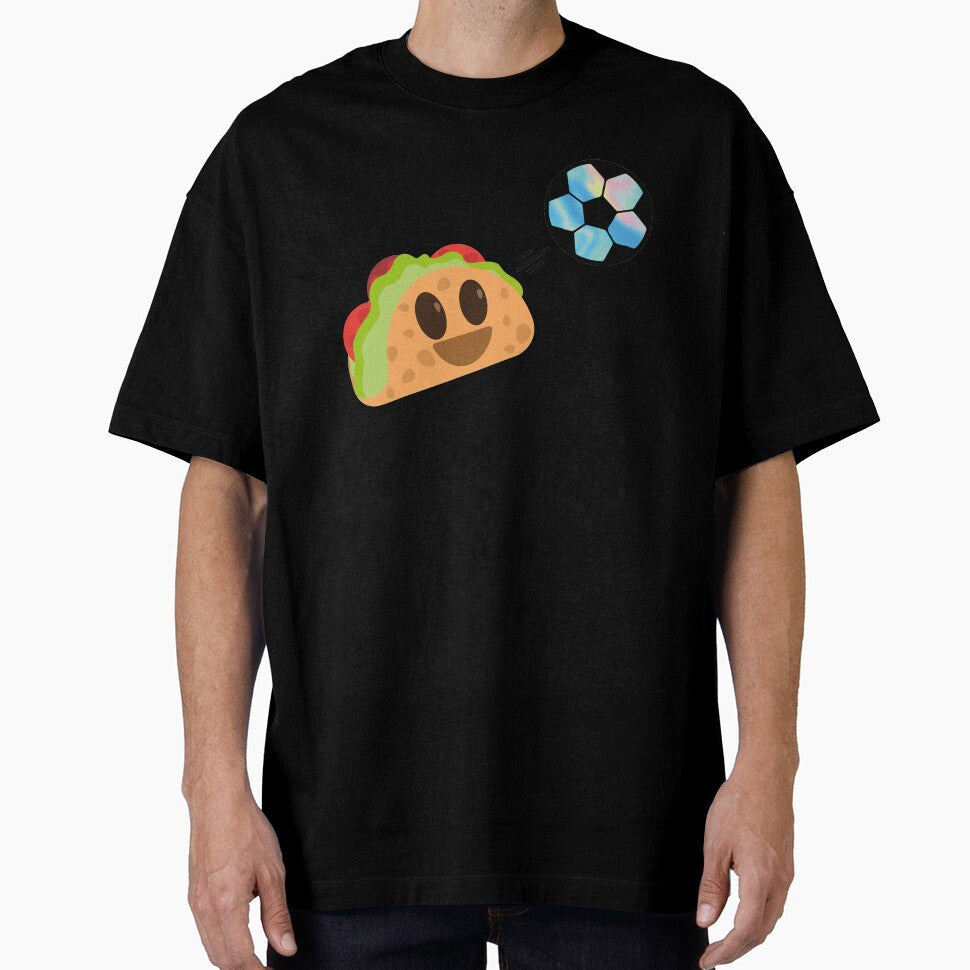 Holographic Football Tacos Gift Ideas Soccer Hologram - Adult & Kids T-Shirts, Sweatshirts & Hoodies apparel design preview 1