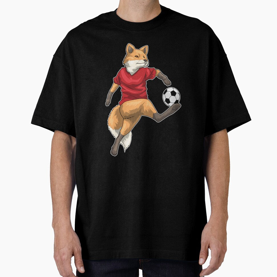 Fox Soccer player Sports by Snabdesign84 - Adult & Kids T-Shirts, Sweatshirts & Hoodies apparel design preview 1