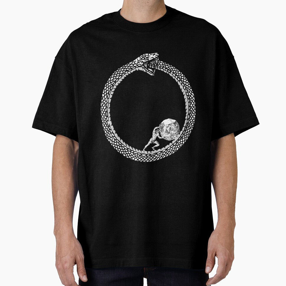 Sisyphus In An Ouroboros Snake Unisex Philosophy For - Adult & Kids T-Shirts, Sweatshirts & Hoodies apparel design preview 1