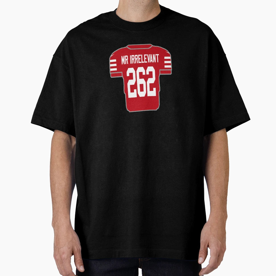 Irrelevant Draft Jersey T-Shirt - Aesthetic Graphic Men Women - T-Shirt, Sweatshirt, Hoodie