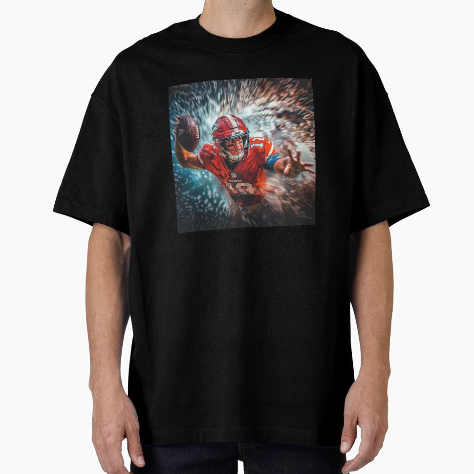 Nfl Quarterback T-Shirt - Custom Art Print Men Women - T-Shirt, Sweatshirt, Hoodie