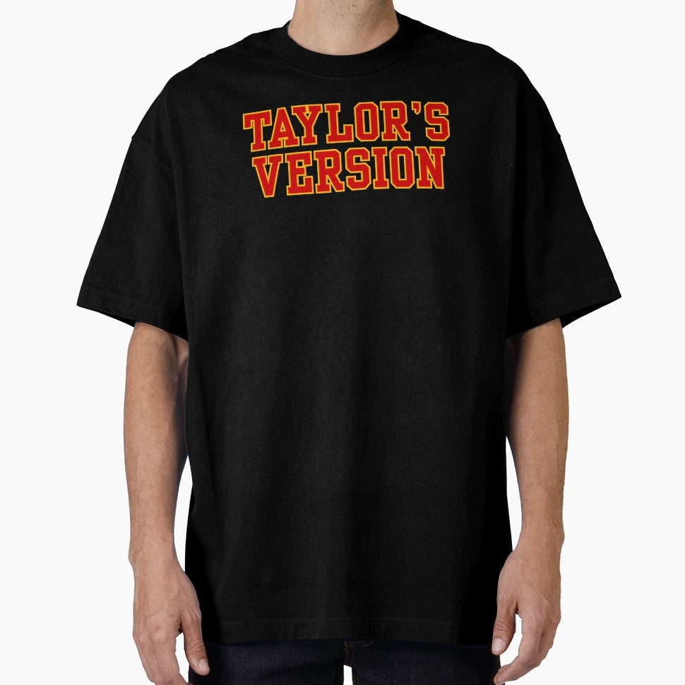 Taylors Version Chiefs Superbowl T-Shirt - Fun Novelty Design for Adults - T-Shirt, Sweatshirt, Hoodie