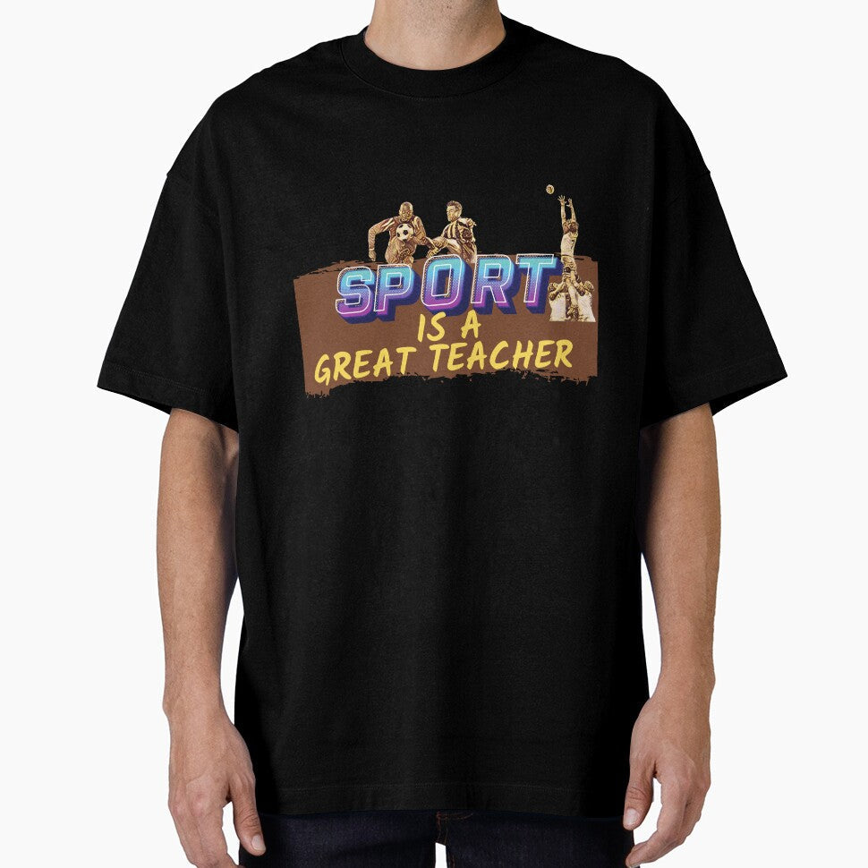 Sport is a great teacher by KkCreationas - Adult & Kids T-Shirts, Sweatshirts & Hoodies apparel design preview 1