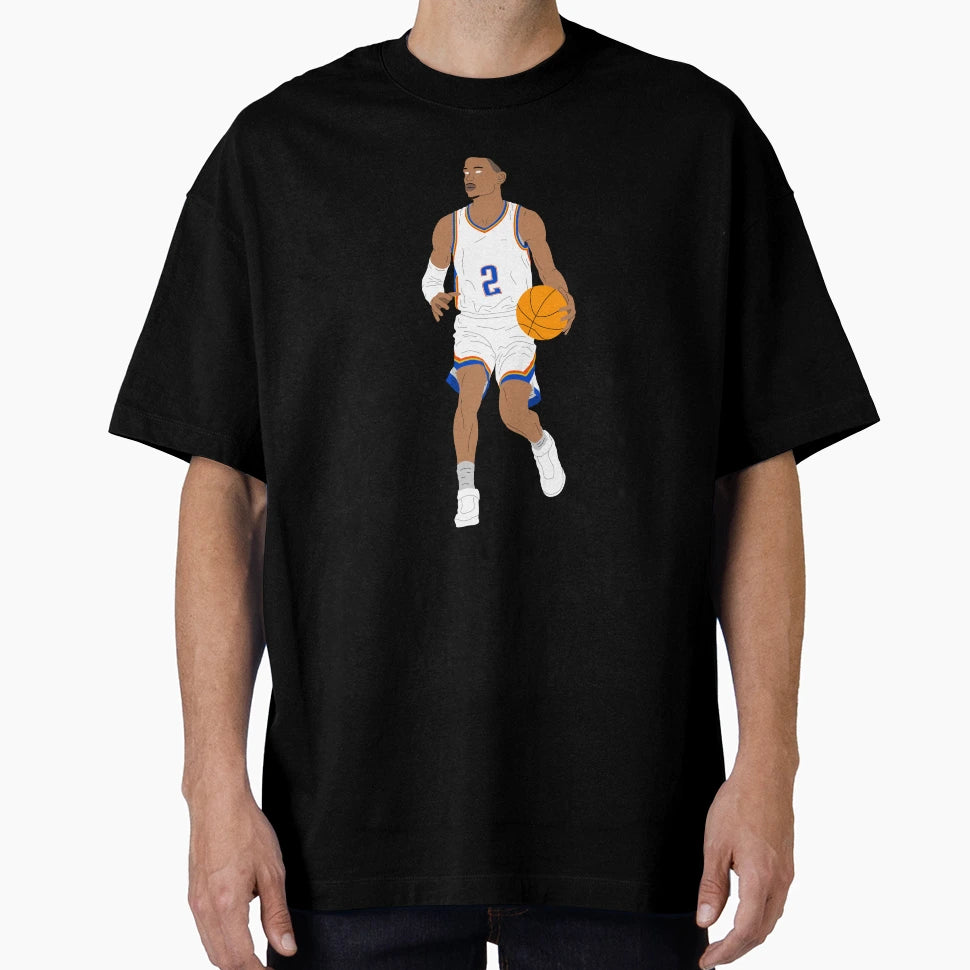 Shai Gilgeous Alexander Okc Basketball T-Shirt - Novelty Apparel for Adults - T-Shirt, Sweatshirt, Hoodie