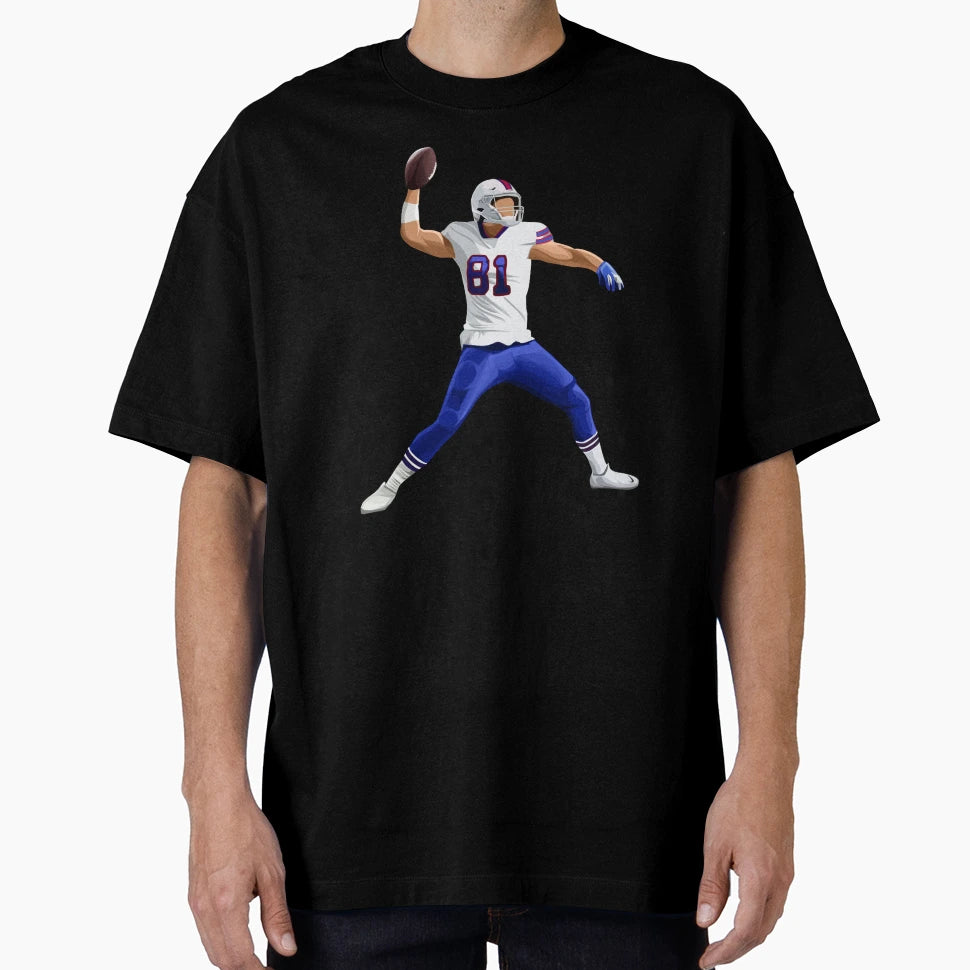 Tyler Kroft 81 Score Touchdown T-Shirt - Graphic Print for Adults - T-Shirt, Sweatshirt, Hoodie