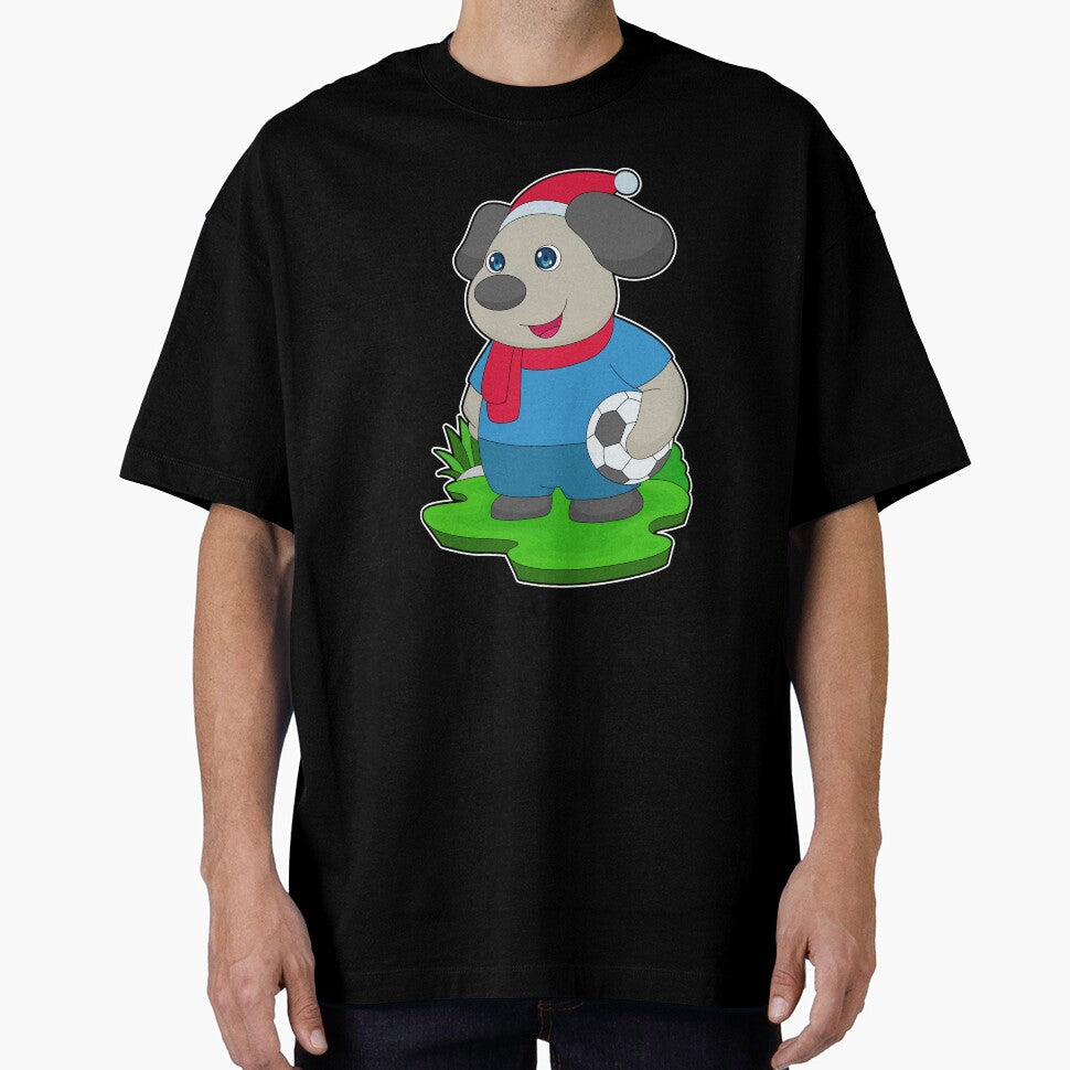 Dog Christmas Soccer by Snabdesign84 - Adult & Kids T-Shirts, Sweatshirts & Hoodies apparel design preview 1
