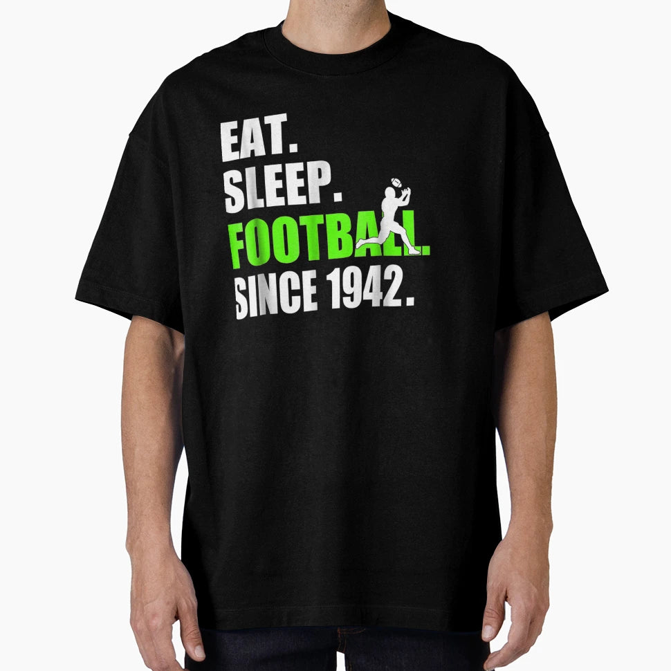 Eat Sleep Since 1942 76Th Birthday T-Shirt - Fun Novelty Design for Adults - T-Shirt, Sweatshirt, Hoodie