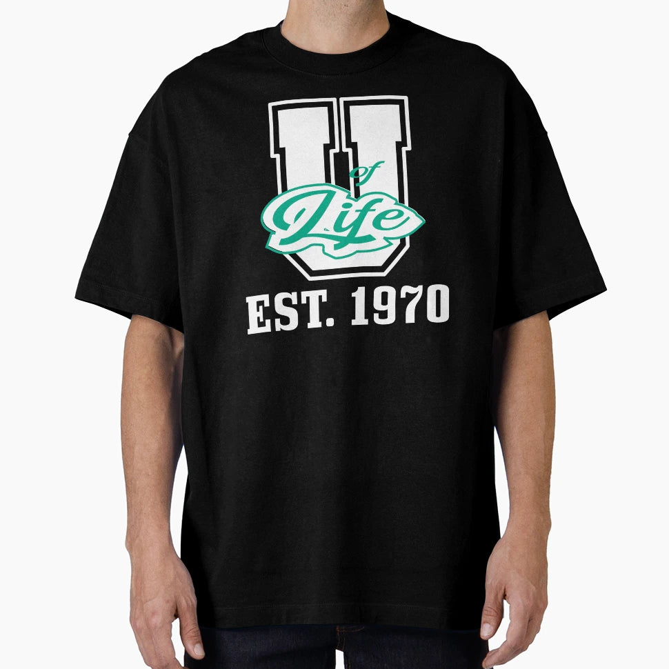 University Life Est 1970 T-Shirt - Minimalist Print Unisex - T-Shirt, Sweatshirt, Hoodie