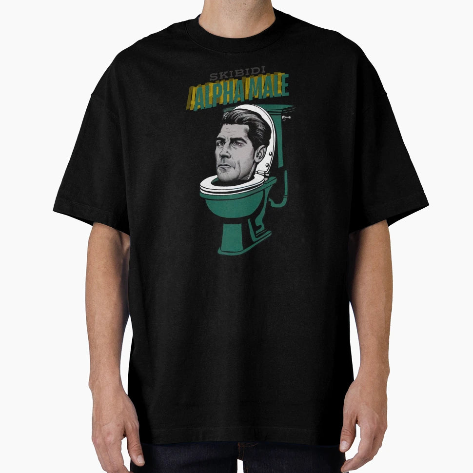 Skibidi Alpha Male Rule World Funny T-Shirt - Unique Graphic for Adults - T-Shirt, Sweatshirt, Hoodie