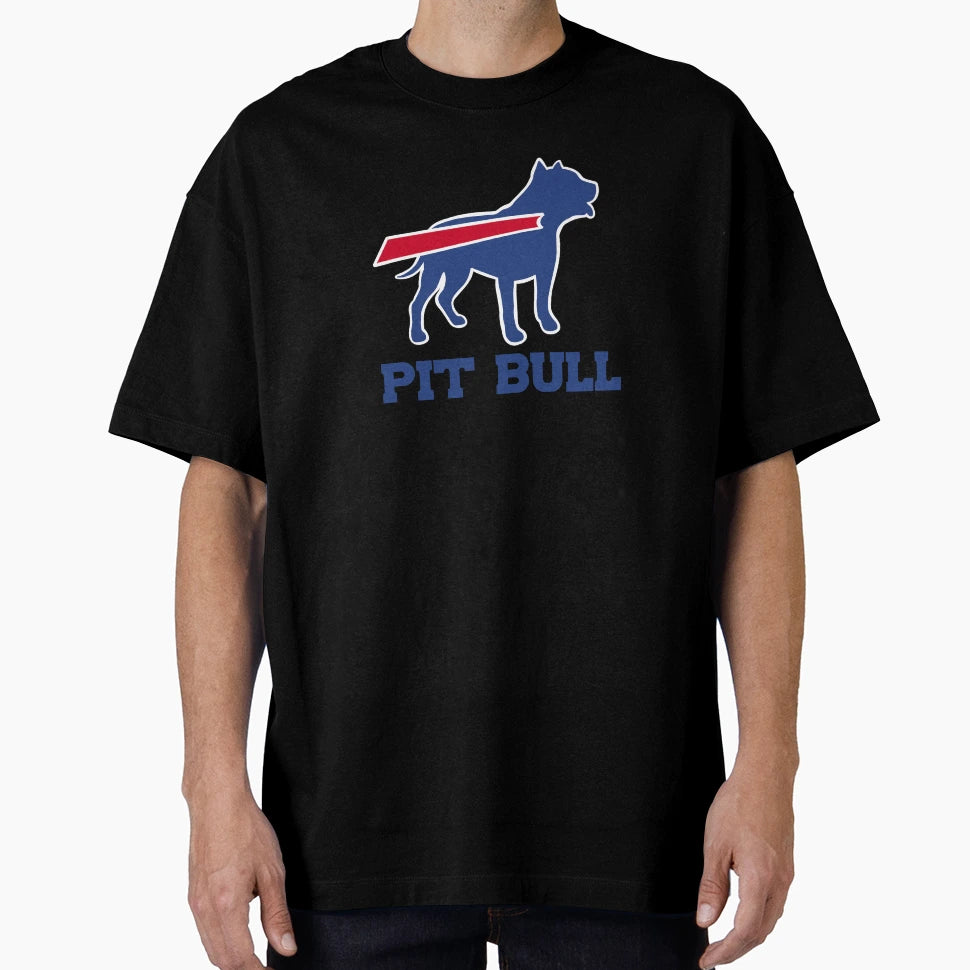 Buffalo Bills Pit Bull T-Shirt - Fun Novelty Design Men Women - T-Shirt, Sweatshirt, Hoodie