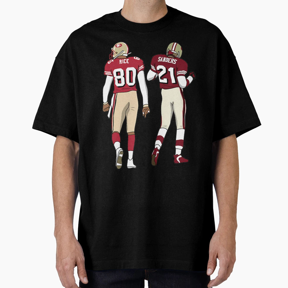 Deion Sanders Jerry Rice T-Shirt - Fun Novelty Design Men Women - T-Shirt, Sweatshirt, Hoodie