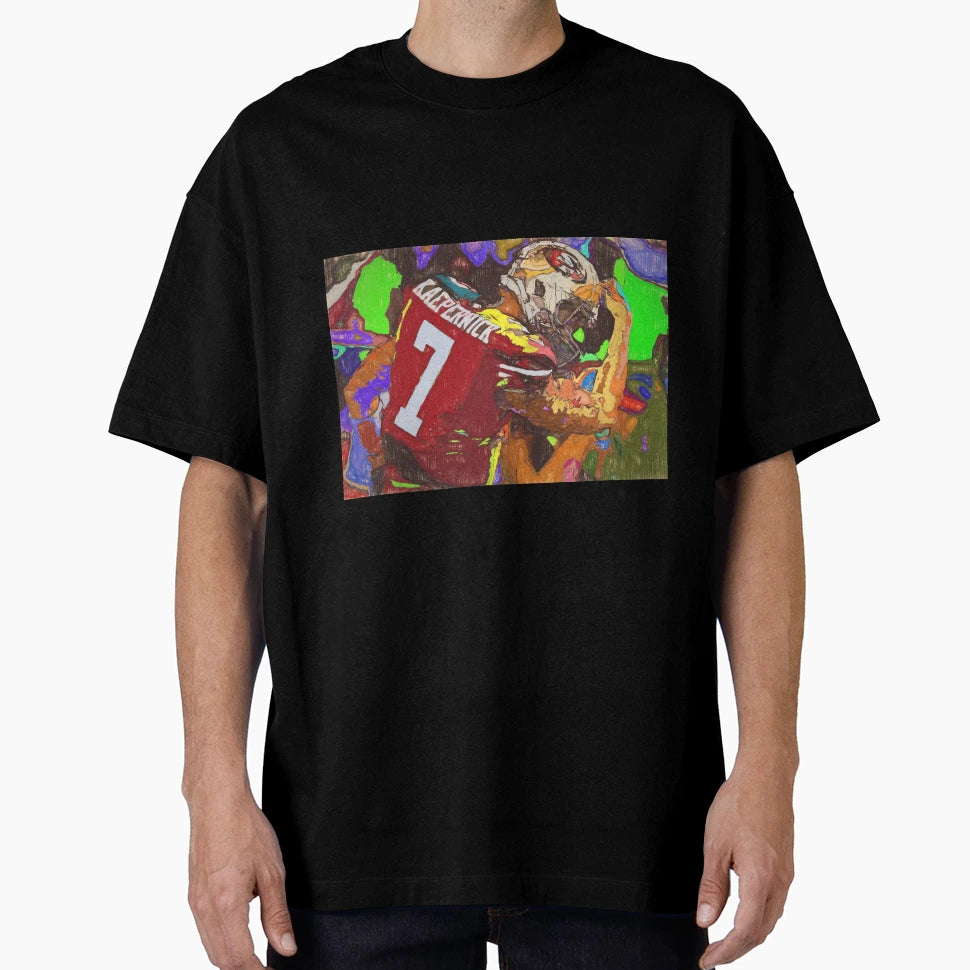Colin Kaepernick Sketch T-Shirt - Aesthetic Graphic Men Women - T-Shirt, Sweatshirt, Hoodie