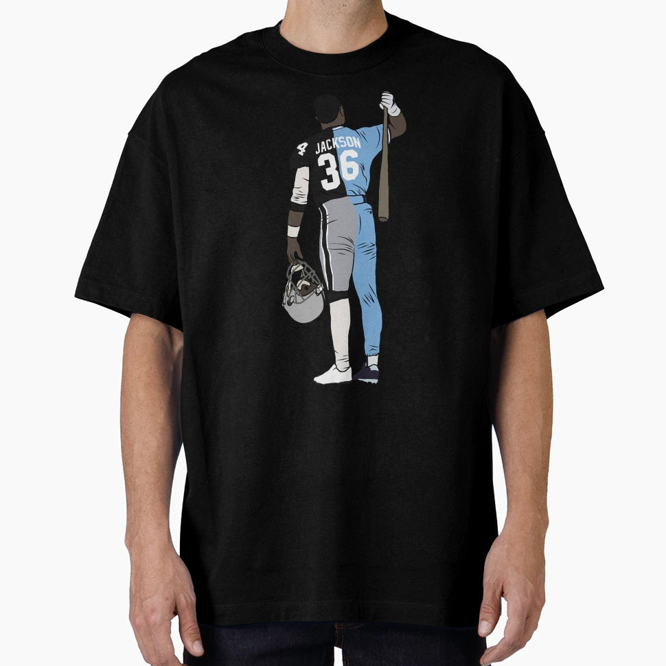 Bo Jackson Two Sport Athlete T-Shirt - Novelty Apparel Unisex - T-Shirt, Sweatshirt, Hoodie