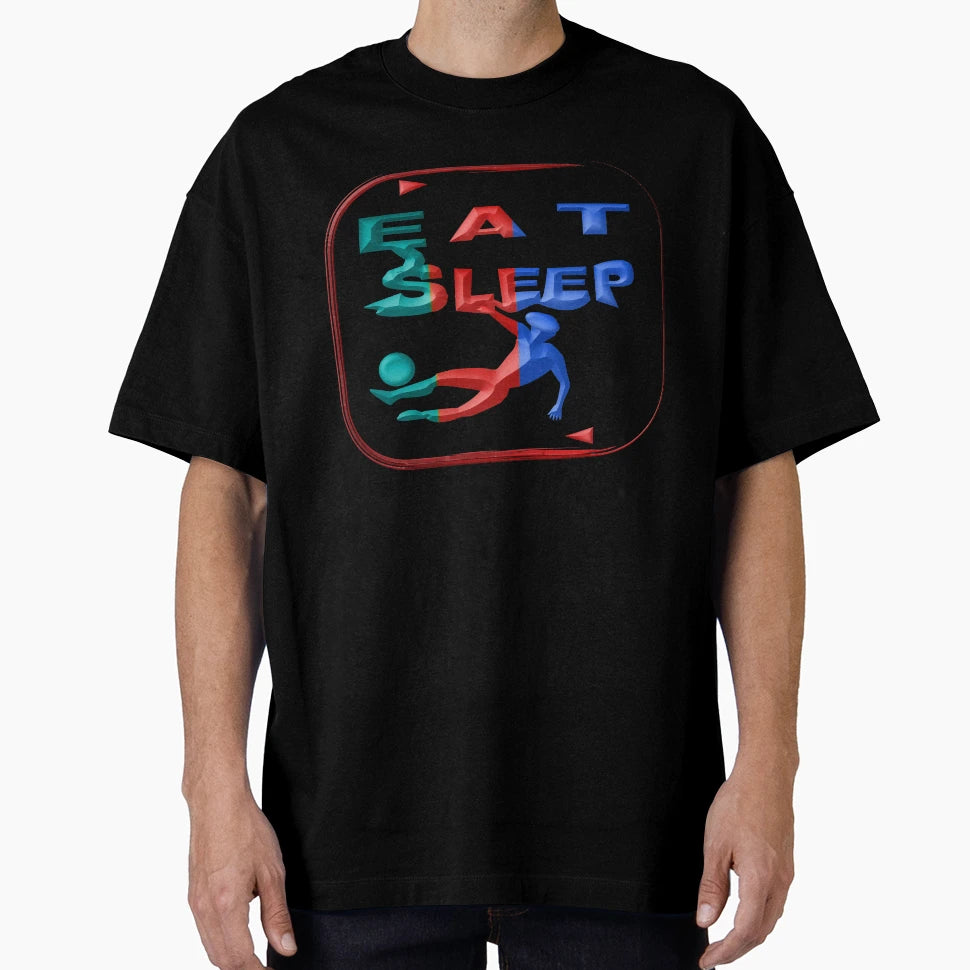 Eat Sleep Soccer Repeat T-Shirt - Unique Graphic Unisex - T-Shirt, Sweatshirt, Hoodie