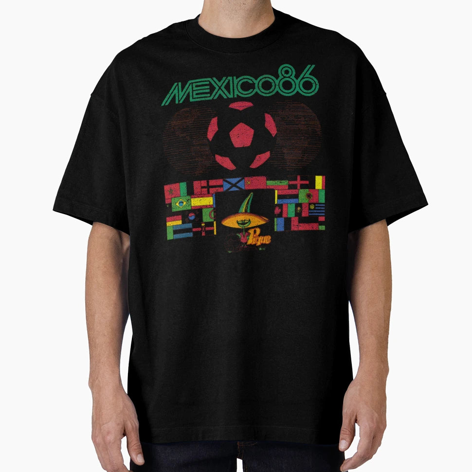 Mexico 86 World Cup T-Shirt - Novelty Apparel Unisex - T-Shirt, Sweatshirt, Hoodie