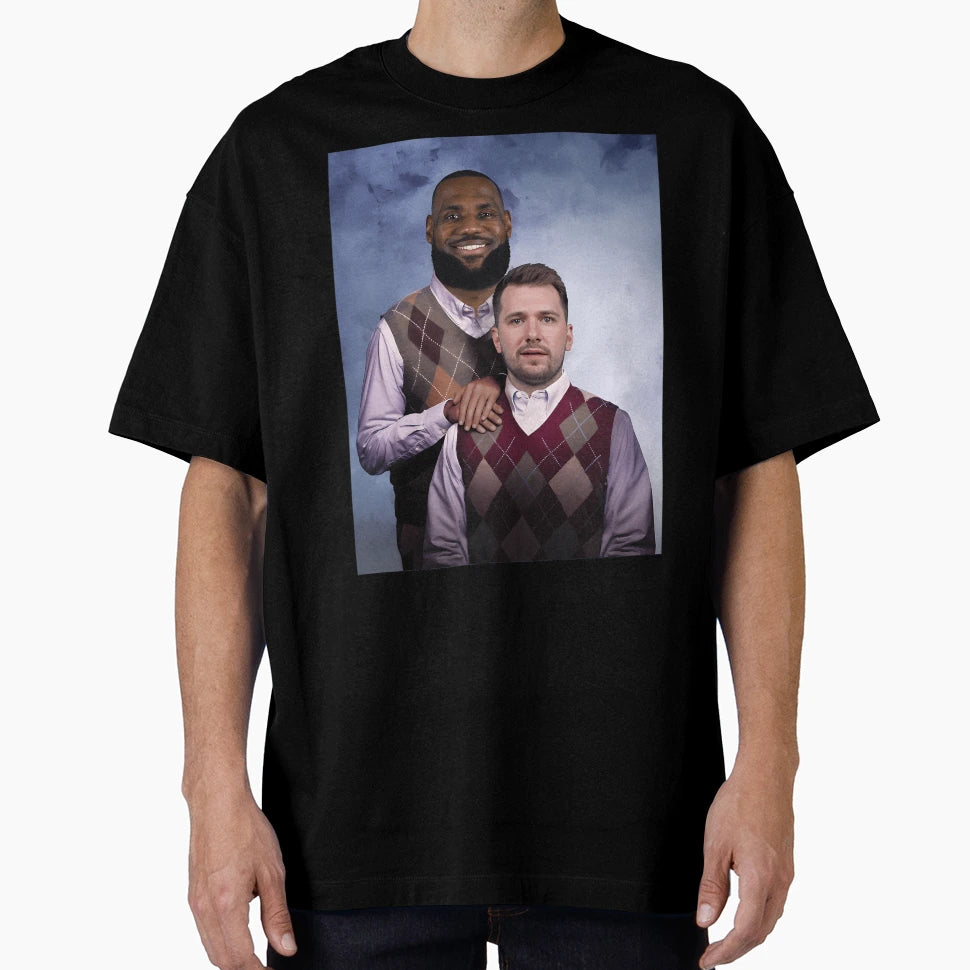 Lebron Luka Lakers Brothers Duo T-Shirt - Casual Everyday Wear Unisex - T-Shirt, Sweatshirt, Hoodie