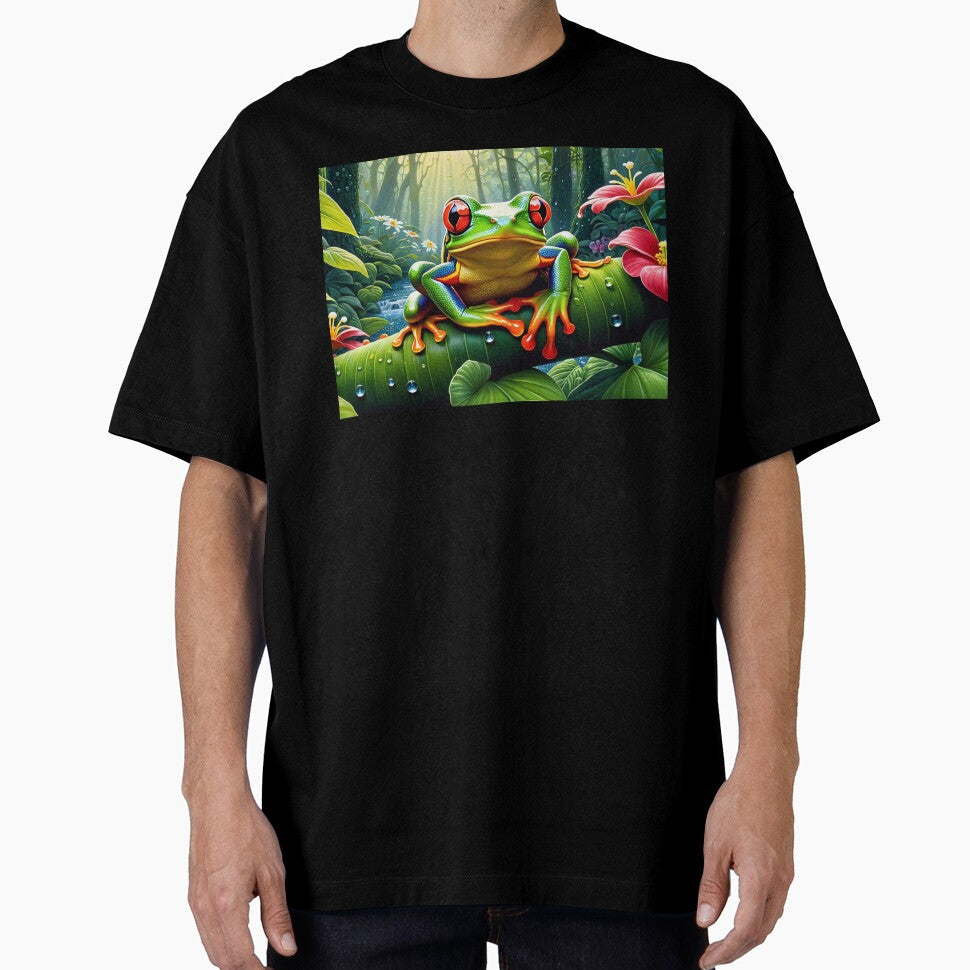 Tree Frog by M-Y-A-R-T- - Adult & Kids T-Shirts, Sweatshirts & Hoodies apparel design preview 1
