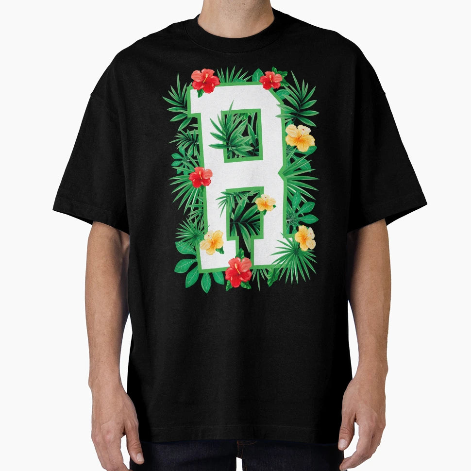Capital Letter R Alphabet Monogram T-Shirt - Graphic Print for Adults - T-Shirt, Sweatshirt, Hoodie