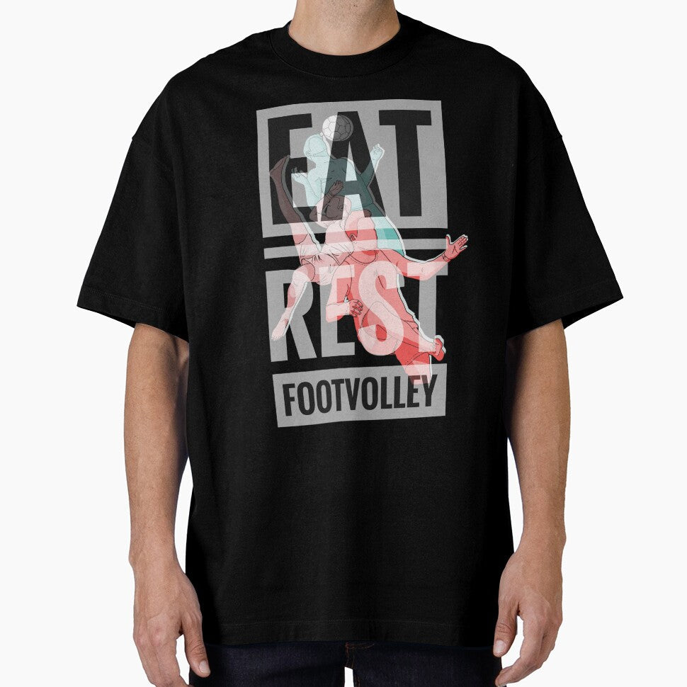 EAT SLEEP FOOTVOLLEY by JoaoPPart - Adult & Kids T-Shirts, Sweatshirts & Hoodies apparel design preview 1