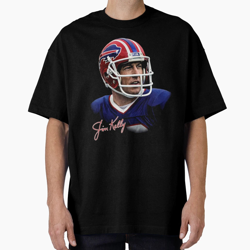 Jim Kelly Buffalo Bills T-Shirt - Casual Everyday Wear for Adults - T-Shirt, Sweatshirt, Hoodie