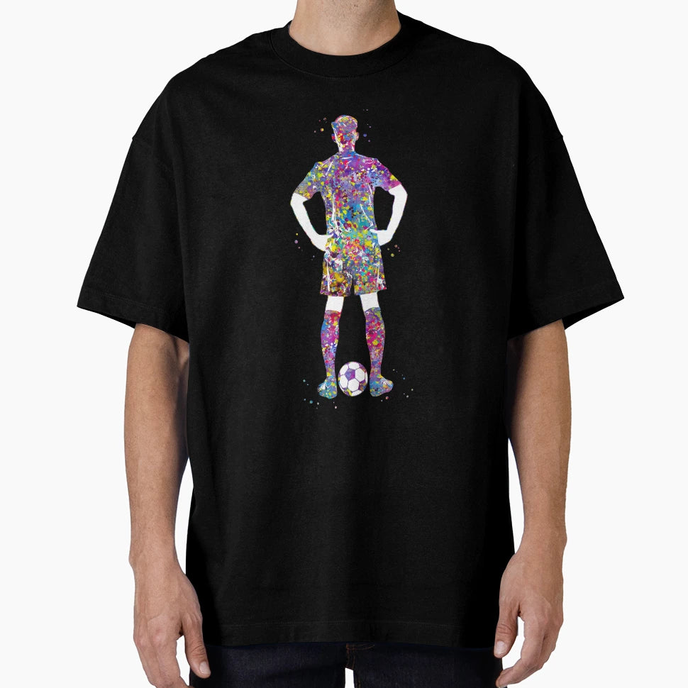 Male Soccer Player T-Shirt - Casual Everyday Wear Men Women - T-Shirt, Sweatshirt, Hoodie
