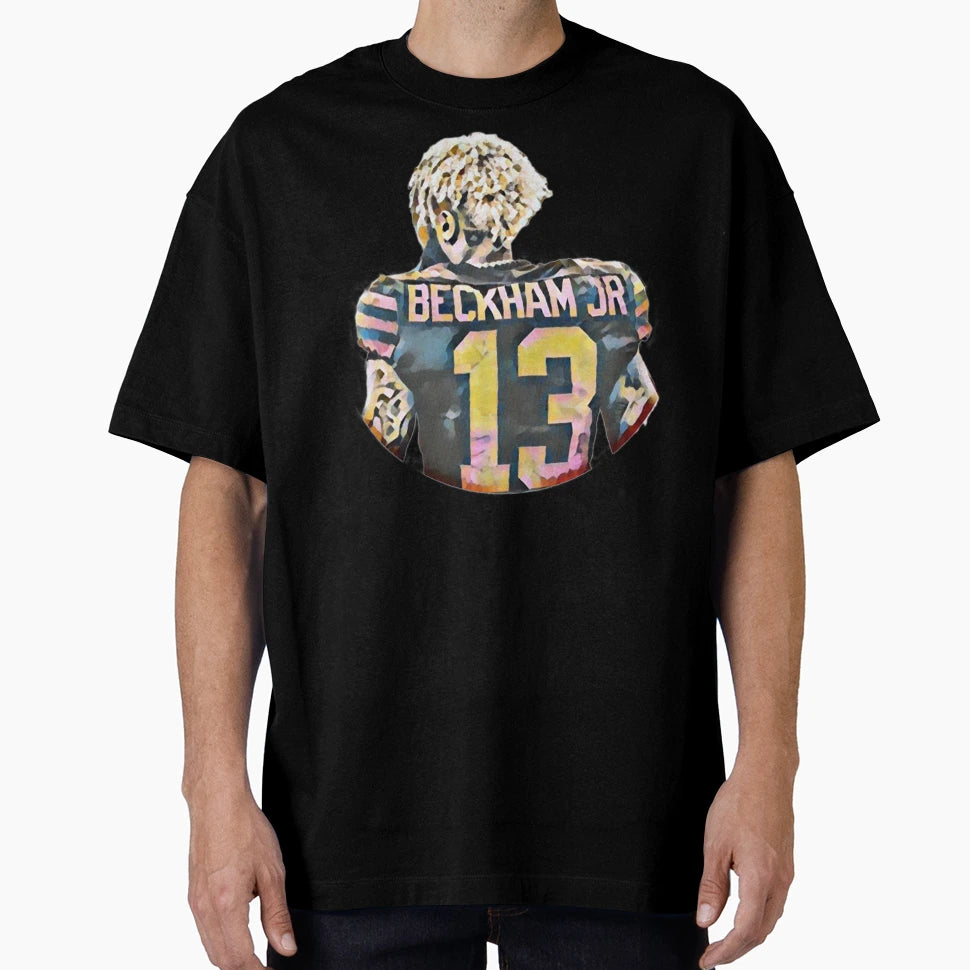 Odell Beckham Jr Digital Art T-Shirt - Novelty Apparel Unisex - T-Shirt, Sweatshirt, Hoodie