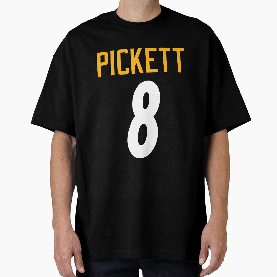 Kenny Pickett Jersey 8 T-Shirt - Aesthetic Graphic Unisex - T-Shirt, Sweatshirt, Hoodie