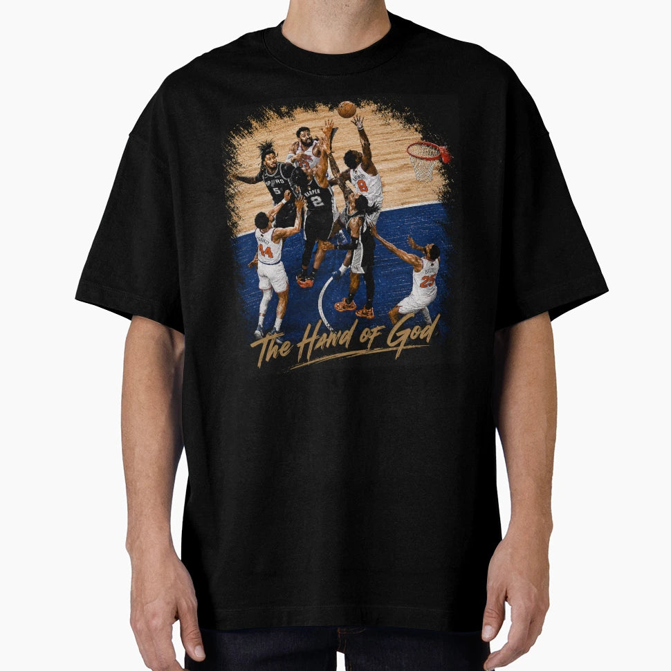 Hand God Og Anunoby New York Knicks T-Shirt - Streetwear Style for Adults - T-Shirt, Sweatshirt, Hoodie