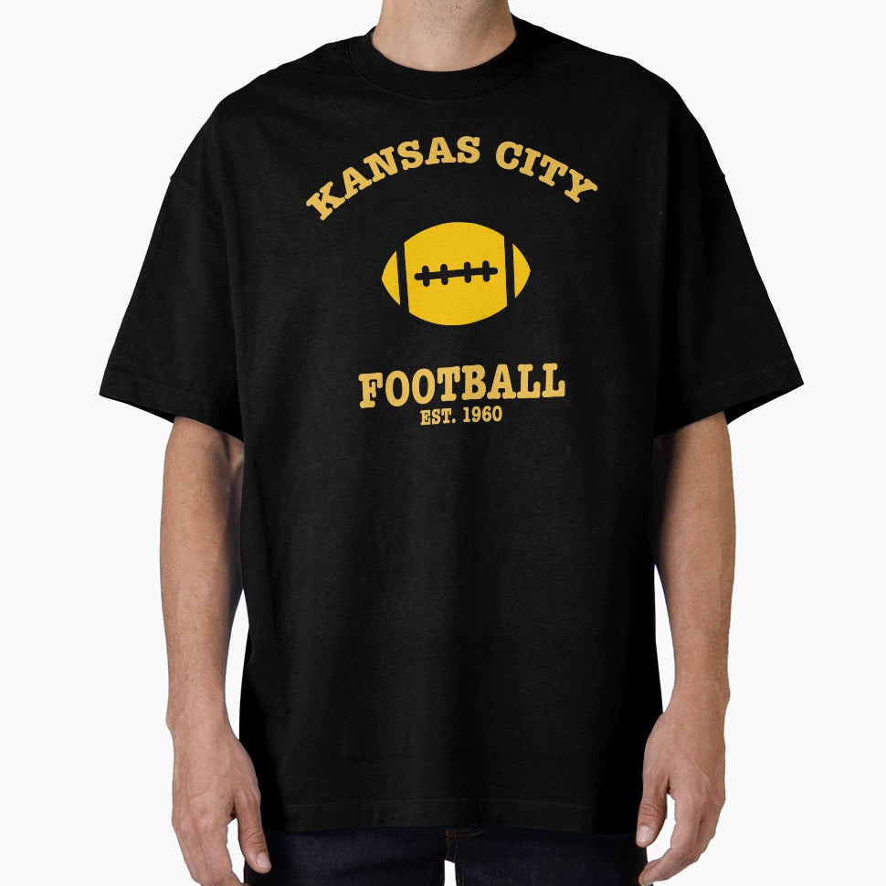 Kansas City Football T-Shirt - Graphic Print Unisex - T-Shirt, Sweatshirt, Hoodie