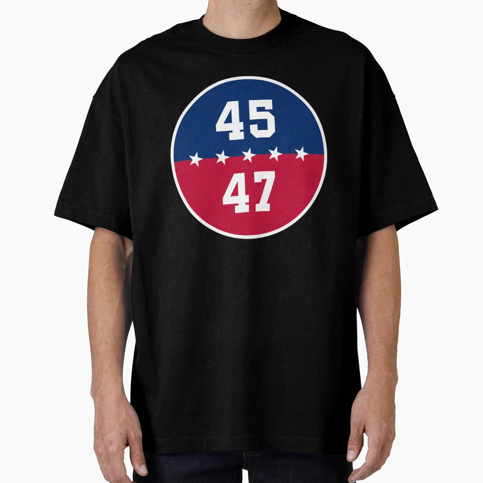 Trump 45 47 Usa T-Shirt - Minimalist Print Men Women - T-Shirt, Sweatshirt, Hoodie