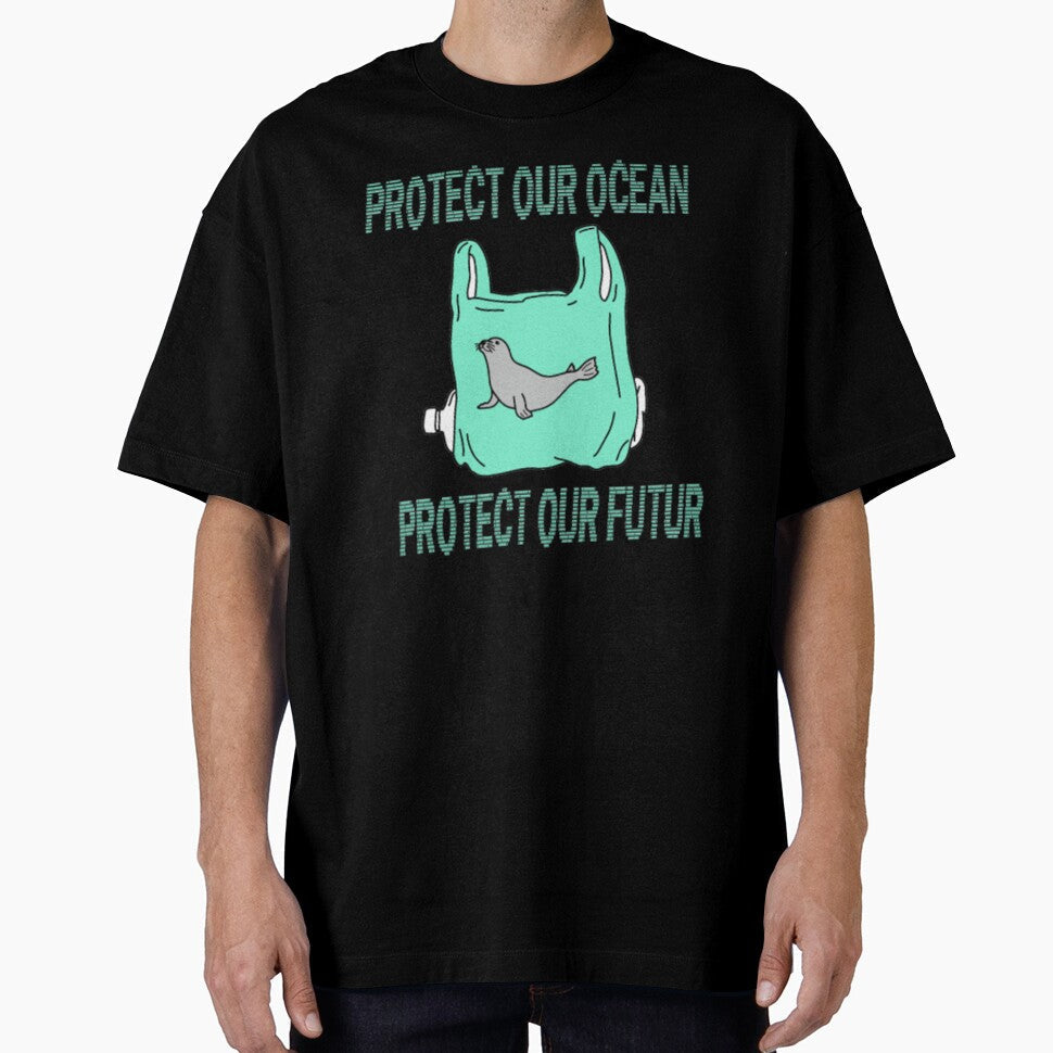 Protect Our Ocean Future by Clavitaps - Adult & Kids T-Shirts, Sweatshirts & Hoodies apparel design preview 1