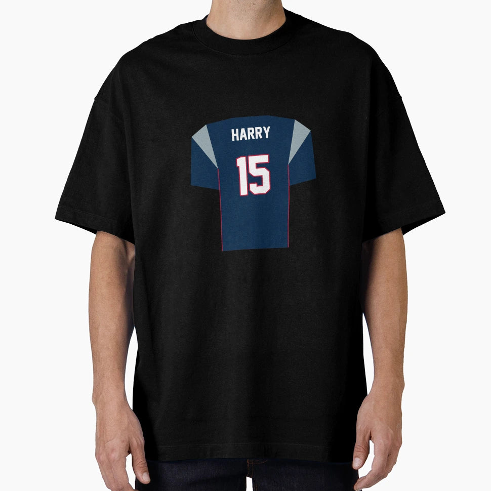 Nkeal Harry Patriots Jersey T-Shirt - Minimalist Print for Adults - T-Shirt, Sweatshirt, Hoodie