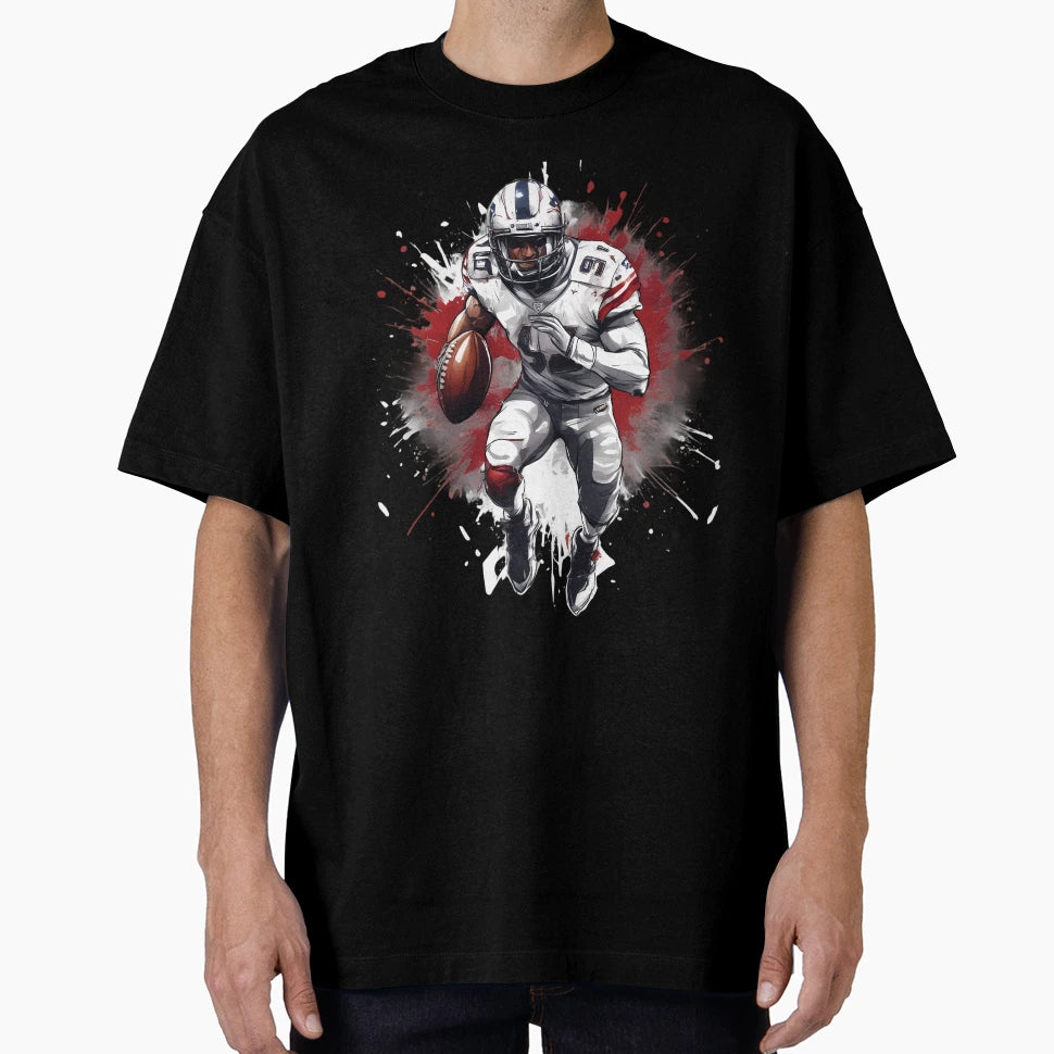 Kickoff American Football T-Shirt - Trendy Graphic for Adults - T-Shirt, Sweatshirt, Hoodie