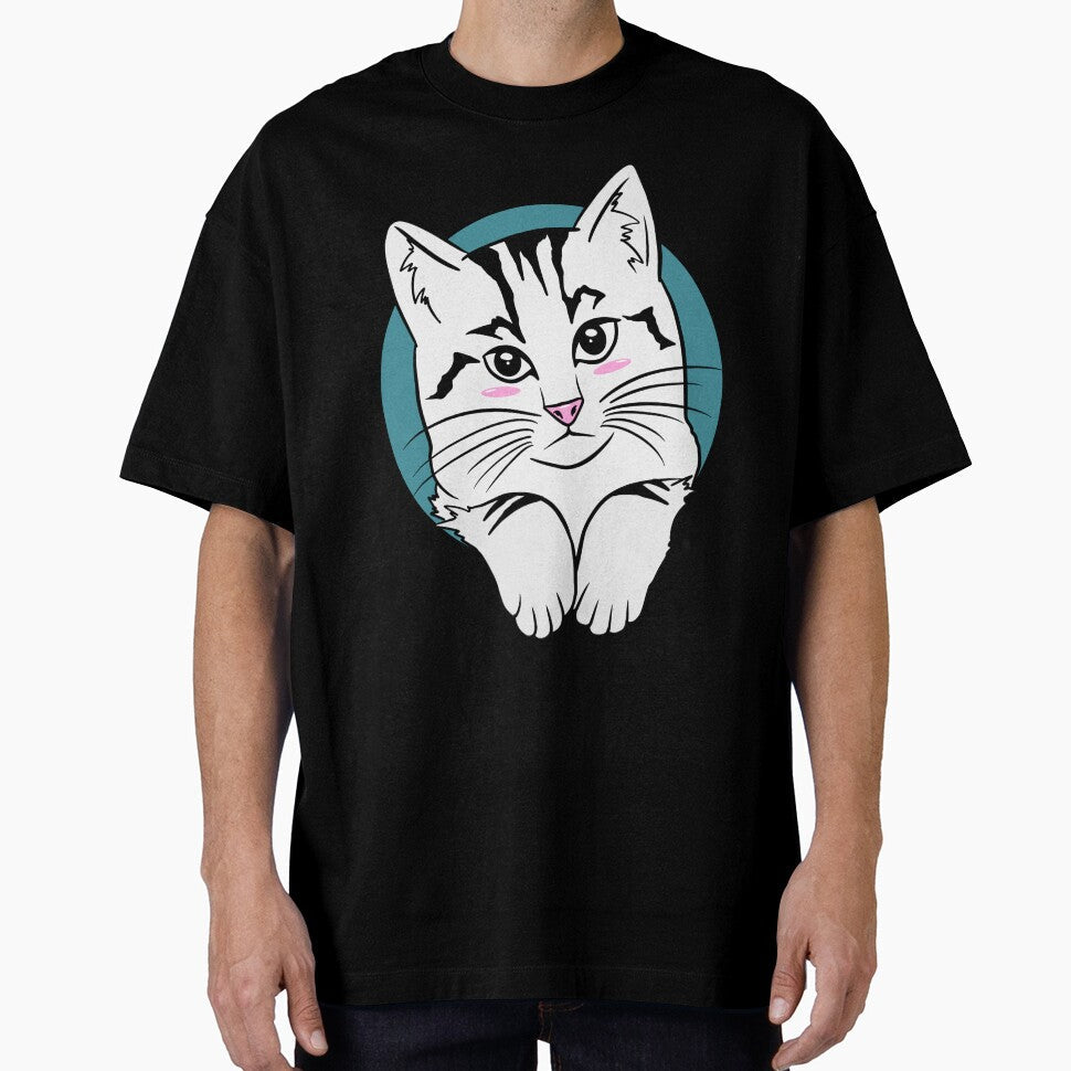 Cute cat by M-A-E - Adult & Kids T-Shirts, Sweatshirts & Hoodies apparel design preview 1