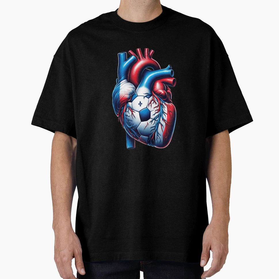 Heart France T-Shirt - Streetwear Style Men Women - T-Shirt, Sweatshirt, Hoodie
