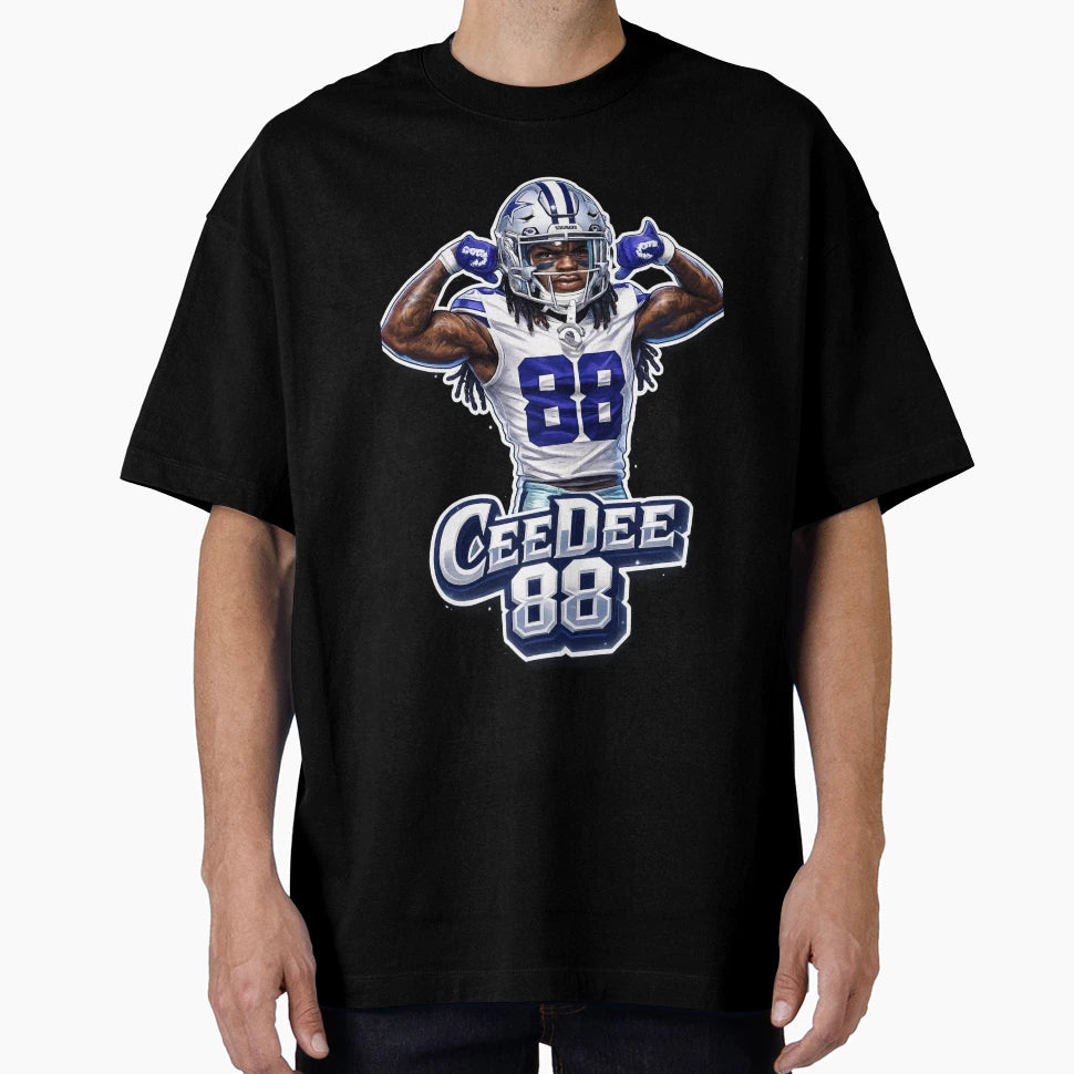 CL Dallas Caricature T-Shirt - Minimalist Print for Adults - T-Shirt, Sweatshirt, Hoodie