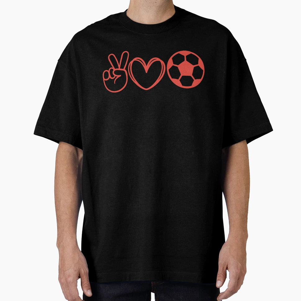 Soccer Heartbeat Funny Sports Football T-Shirt - Streetwear Style Unisex - T-Shirt, Sweatshirt, Hoodie