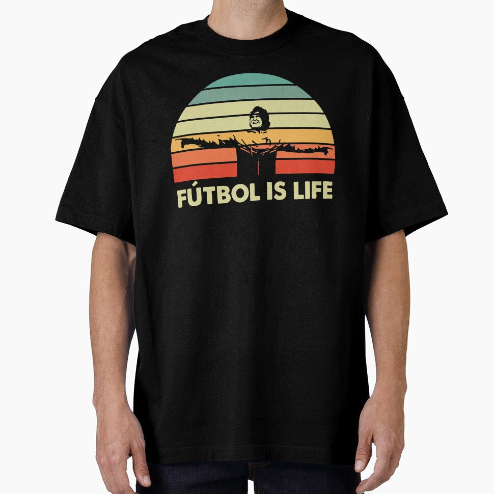 Futbol Is Life Dani Rojas by jaddom - Adult & Kids T-Shirts, Sweatshirts & Hoodies apparel design preview 1