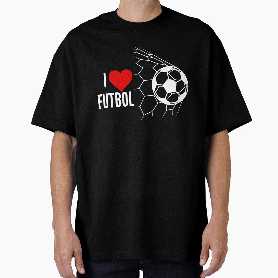 I love futbol, soccer, football by MaxiiMerch - Adult & Kids T-Shirts, Sweatshirts & Hoodies apparel design preview 1