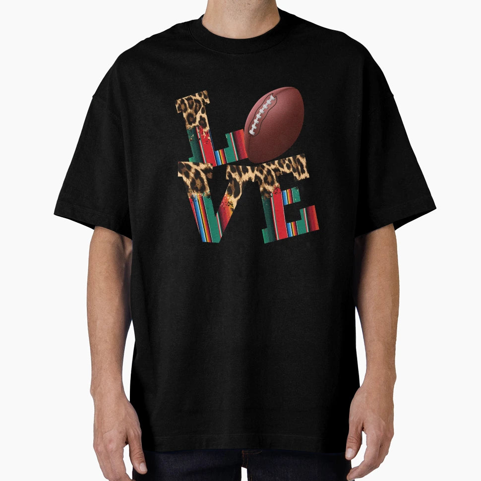 Love American Football T-Shirt - Custom Art Print for Adults - T-Shirt, Sweatshirt, Hoodie