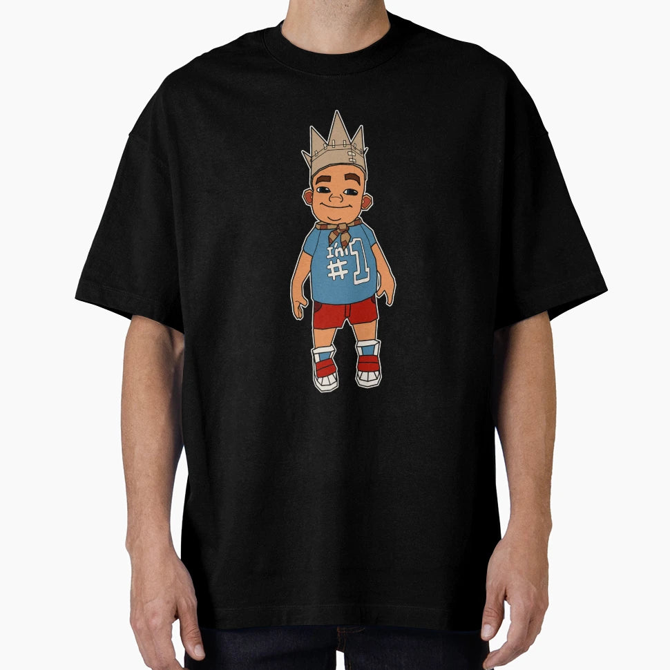 Subway Surfer King T-Shirt - Aesthetic Graphic for Adults - T-Shirt, Sweatshirt, Hoodie