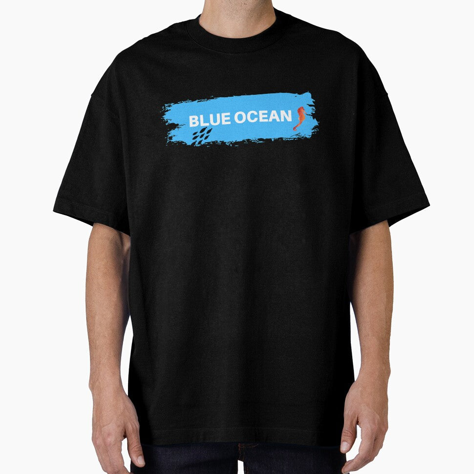 Blue ocean by SiempreViajero - Adult & Kids T-Shirts, Sweatshirts & Hoodies apparel design preview 1