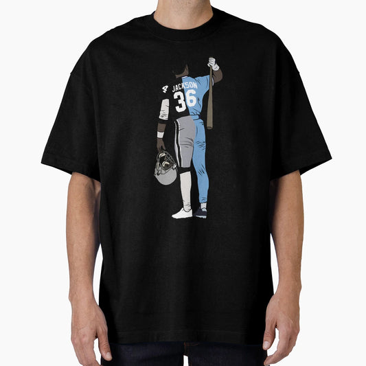 Bo Jackson Two Sport Athlete T-Shirt - Custom Art Print Men Women - T-Shirt, Sweatshirt, Hoodie