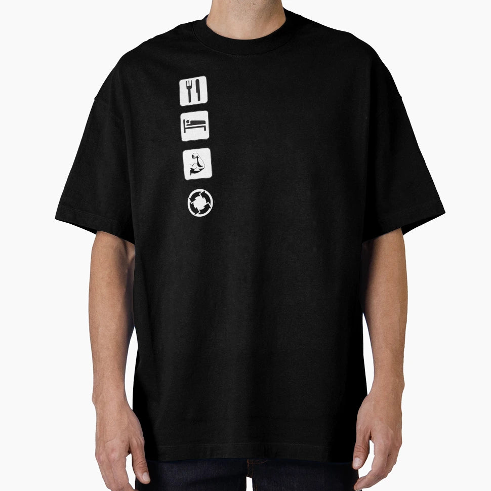 Eat Sleep Dominate Repeat T-Shirt - Fun Novelty Design Men Women - T-Shirt, Sweatshirt, Hoodie