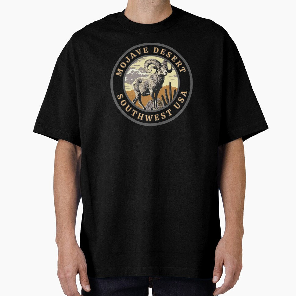 Mojave Desert Southwest USA Bighorn Sheep Gray by - Adult & Kids T-Shirts, Sweatshirts & Hoodies apparel design preview 1