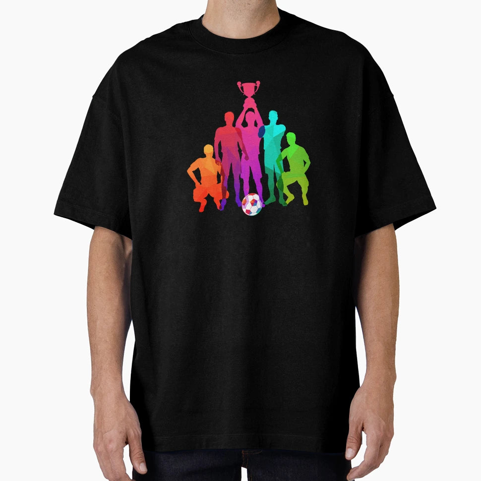 Soccer Is Life Colorful T-Shirt - Casual Everyday Wear for Adults - T-Shirt, Sweatshirt, Hoodie