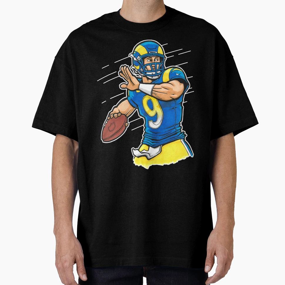 Stafford Qb Yellow T-Shirt - Trendy Graphic for Adults - T-Shirt, Sweatshirt, Hoodie